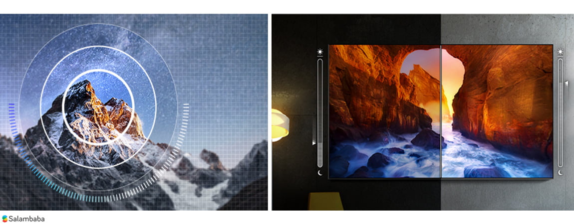 کیفیت تصویر تلویزیون 2020 سامسونگ Q80T